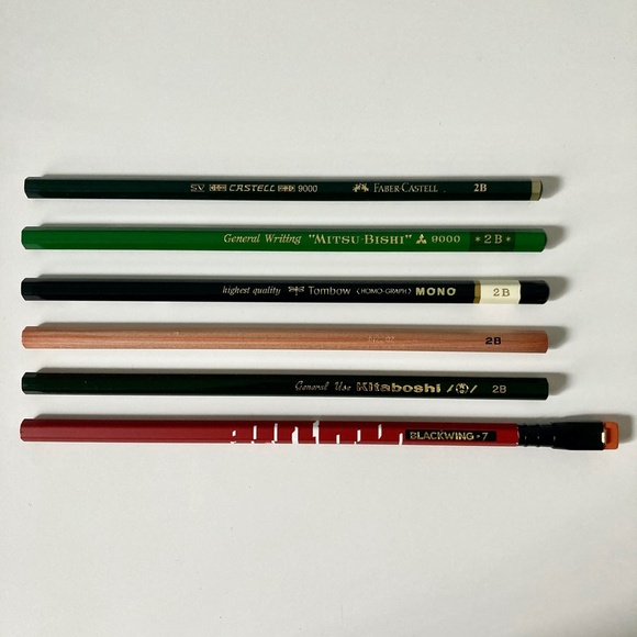 Artist’s Luxury Pencils 6-Pack (2B - Soft) - Picture 3 of 5